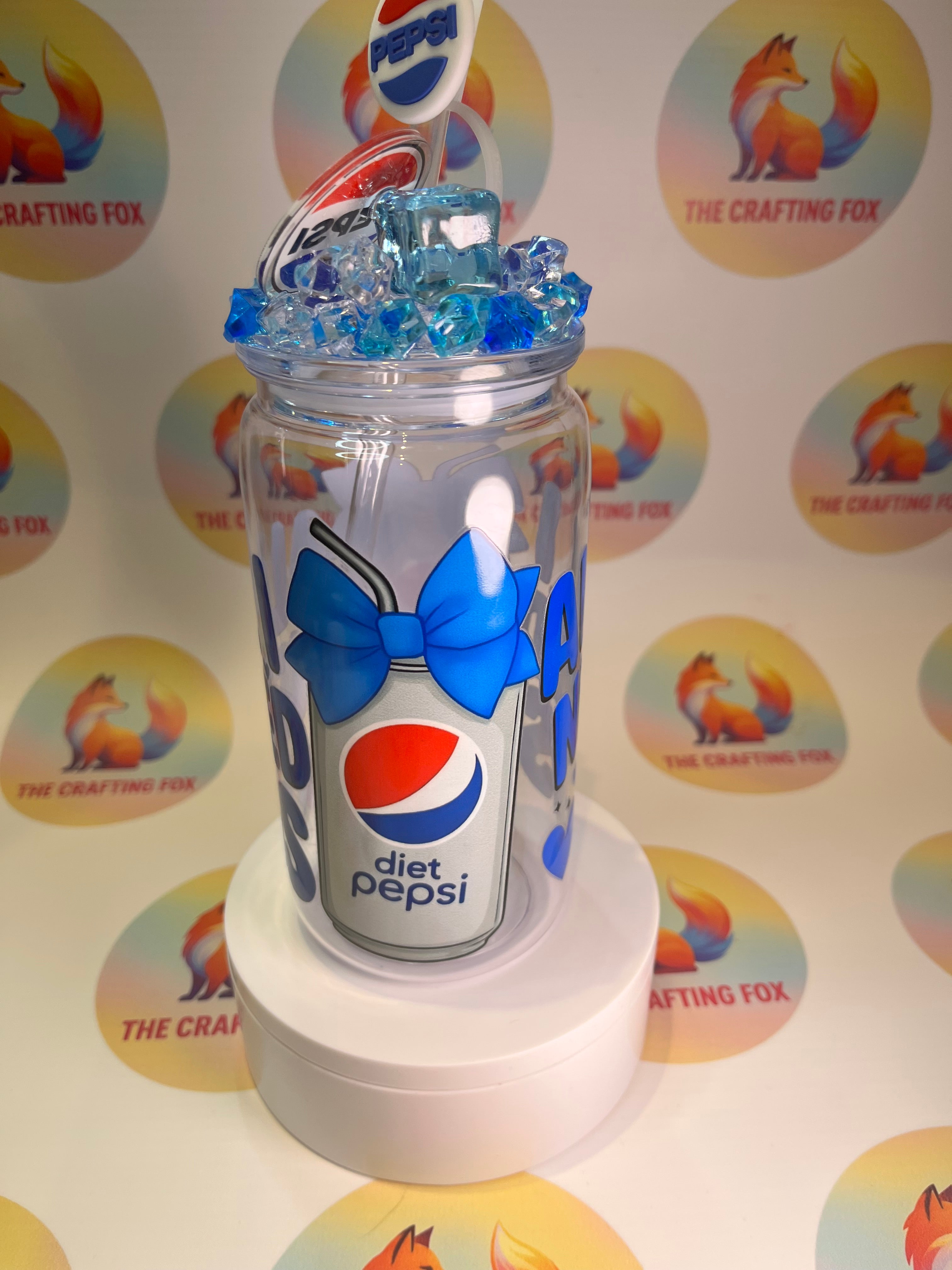 Diet Pepsi 16oz acrylic tumbler