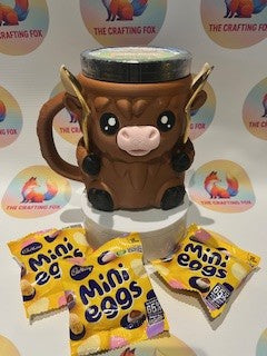 3d printed highland cow ice cream cup